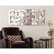 Maklaine Modern / Contemporary Wall Sculpture in Metallic Ombre