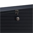 Maklaine Transitional Wood Wall Mounted Laptop Desk in Black
