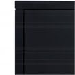 Maklaine Transitional Wood Wall Mounted Laptop Desk in Black