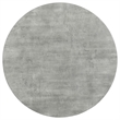 Maklaine Round Modern Wood Top Dining Table Concrete and Black