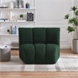 Maklaine Modern / Contemporary Green Boucle Fabric Modular Chair