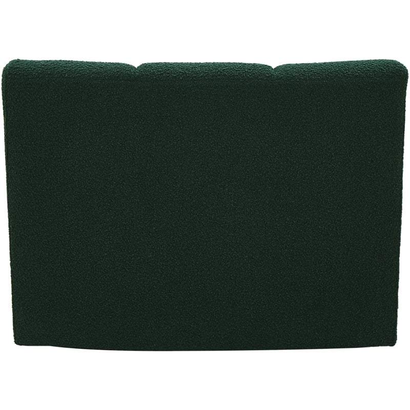 Maklaine Modern / Contemporary Green Boucle Fabric Modular Chair
