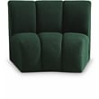 Maklaine Modern / Contemporary Green Boucle Fabric Modular Chair