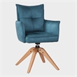 Maklaine Transitional Upholstered Casual Dining Arm Chair (Set of 2)