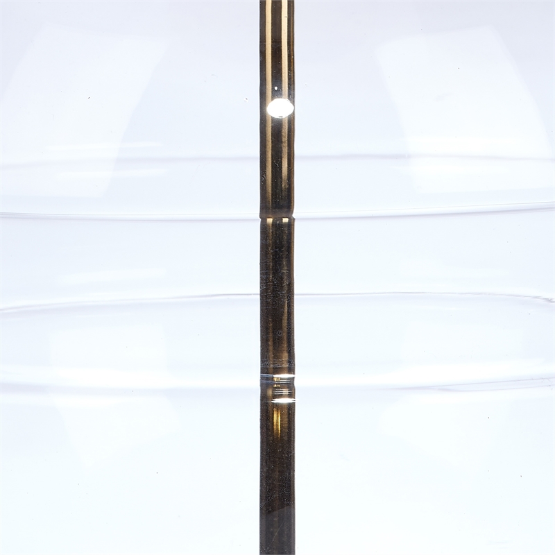 Maklaine 1-Light Metal & Linen Table Lamp in Antique Brass/White