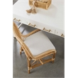 Maklaine Transitional Wood and Steel Desk in Matte White Finish