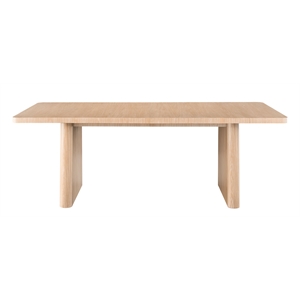 Maklaine Modern 86&quot Rectangular Dining Table in Sandy Tech Oak