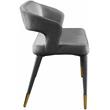 Maklaine Contemporary Upholstered Soft Rich Gray Finish Velvet Bench