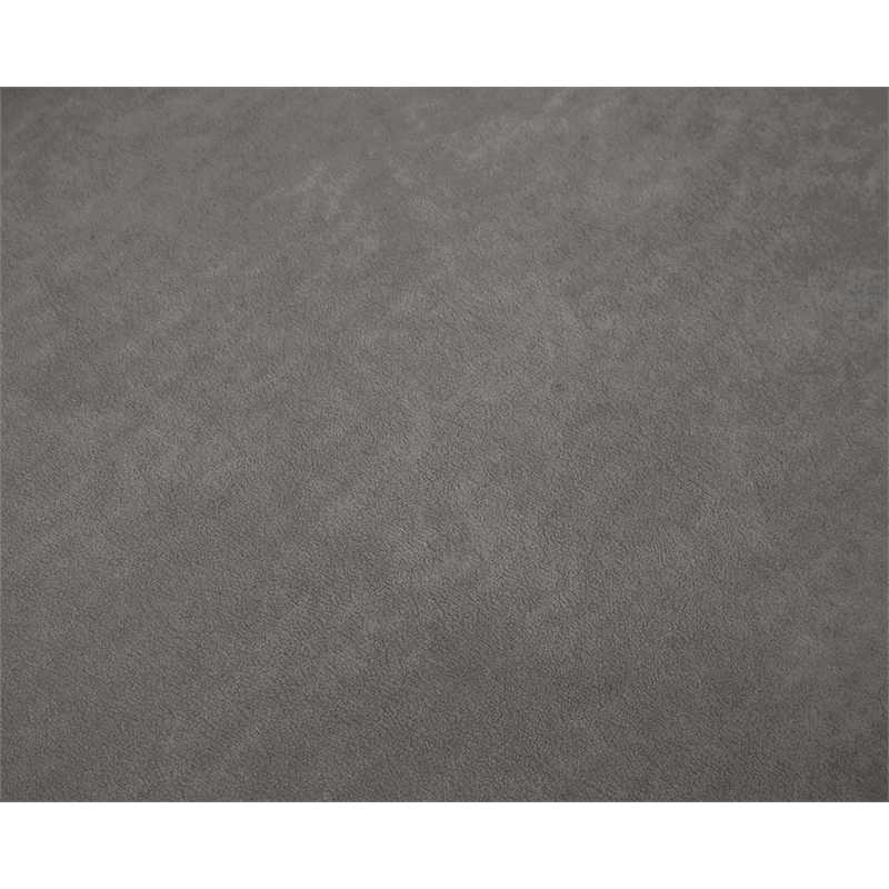 Maklaine Contemporary Velvet Modular Sectional in Gray Finish