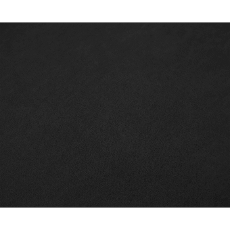 Maklaine Contemporary Velvet Modular Sectional in Black Finish