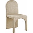 Maklaine Contemporary Beige Velvet Dining Side Chair (Set of 2)