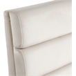 Maklaine Contemporary Soft Rich Cream Finish Velvet Dining Chair