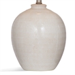 Maklaine Modern / Contemporary Ceramic Table Lamp in White Finish