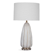 Maklaine Modern / Contemporary Table Lamp in White Finish Ceramic