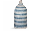 Maklaine Contemporary Table Lamp in Blue and Cream Finish Ceramic