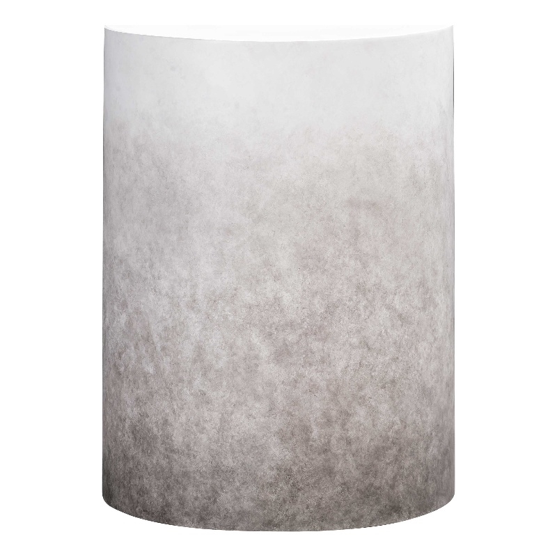 Maklaine Modern Contemporary Gray Ombre Concrete Round Stool