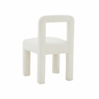 Maklaine Modern Contemporary Hazel Cream Boucle Dining Chair