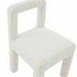 Maklaine Modern Contemporary Hazel Cream Boucle Dining Chair