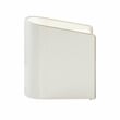 Maklaine 1-Drawer Transitional Wood Nightstand in Cream/Blue