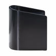 Maklaine 1-Drawer Transitional Wood Nightstand in Black/Blue