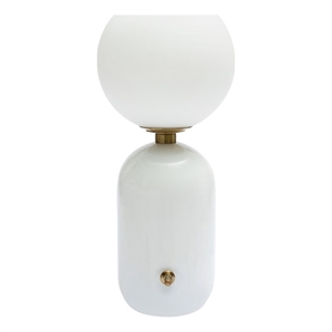 maklaine modern contemporary glass table lamp