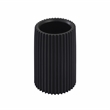 Maklaine Modern Contemporary Black Finish Concrete Table Vase