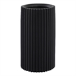 Maklaine Modern Contemporary Black Finish Concrete Table Vase