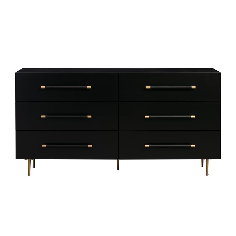 green emerald velvet dress Black & Gold Laminate Dresser & Mirror – Rehaus