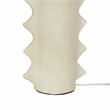 Maklaine Contemporary Wild Thing Beige Papier Mache Table Lamp