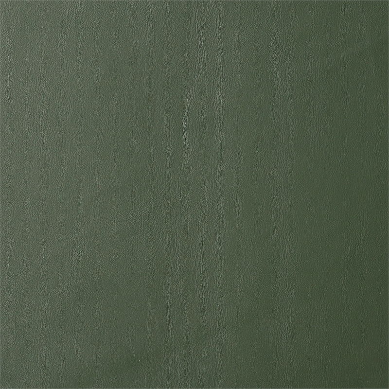 Maklaine Malachite Green and Gold Vegan Leather Adjustable Stool