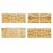 Maklaine Modern Contemporary Wood Work Desk in Natural Burl Finish