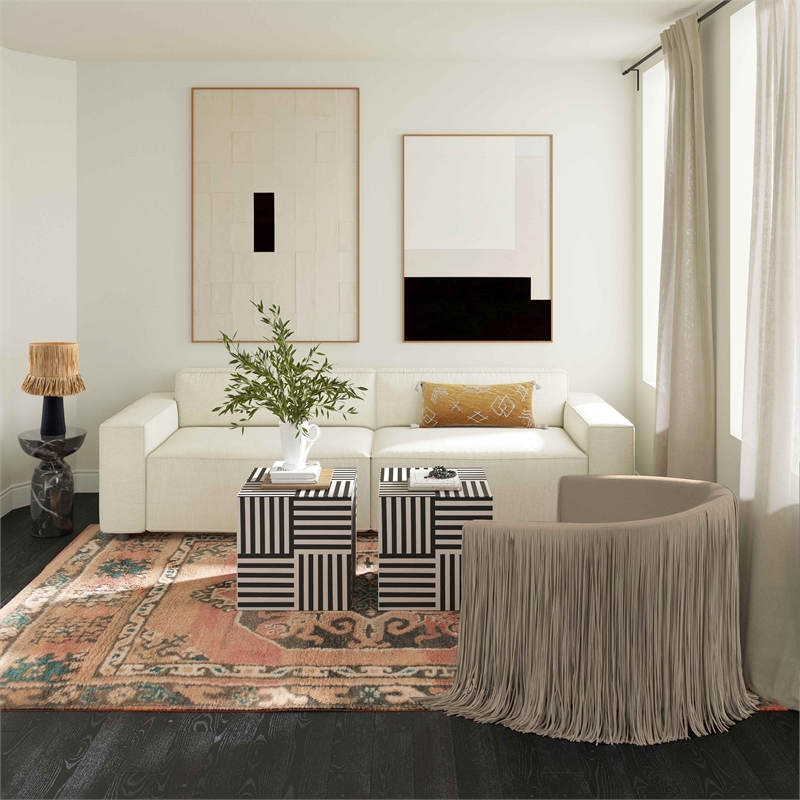 Maklaine Modern Contemporary Gray Finish Faux Leather Swivel Chair