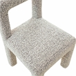 Maklaine Modern Contemporary Hazel Gray Finish Boucle Dining Chair