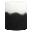 Maklaine Modern Contemporary Black and White Mango Wood Side Table