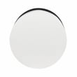 Maklaine Modern Contemporary Black and White Mango Wood Side Table