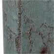 Maklaine Contemporary Ceramic and Metal Crackled Table Lamp in Aqua Blue