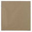 Maklaine Square Contemporary Plastic and MDF Mirror in Brushed Gold