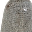 Maklaine Contemporary Ceramic and Steel Table Lamp in Neutral Gray/Taupe