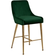 Maklaine Contemporary Green Velvet Counter/Bar Stool (Set of 6)