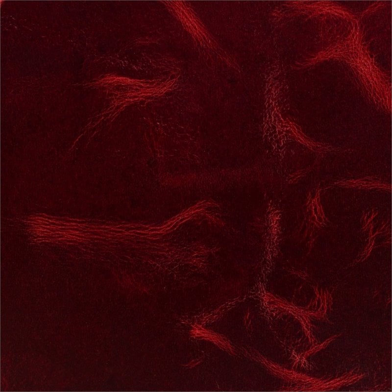 Maklaine Set of 2 Leather Club Chairs in Red and Natchez Brown