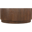 Maklaine Modern / Contemporary Rich Dark Brown Finish Coffee Table