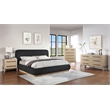 Maklaine Modern / Contemporary Natural Oak Finish Night Stand
