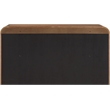 Maklaine Contemporary Solid Wood Rich Walnut Oak Veneer Dresser