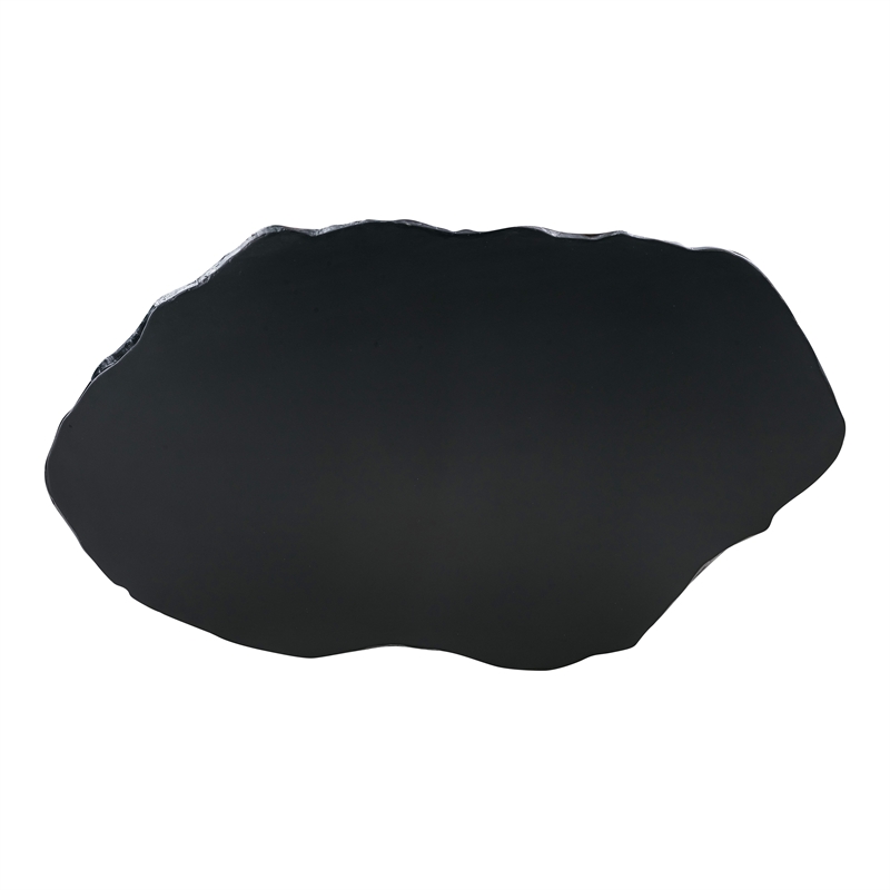 Maklaine Modern / Contemporary Handmade Black Concrete Coffee Table