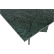Maklaine Contemporary Green Handcrafted Genuine Marble Coffee Table