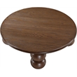 Maklaine Mid-Century Brown Engineered Wood And Oak Veneer Coffee Table