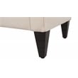 Maklaine Contemporary Tufted Roll Arm Storage Bench Sky Neutral