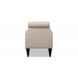 Maklaine Contemporary Tufted Roll Arm Storage Bench Sky Neutral