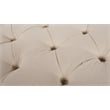 Maklaine Contemporary Tufted Roll Arm Storage Bench Sky Neutral