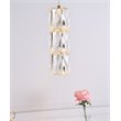 Maklaine Contemporary Royal Cut Crystal LED Pendant in Gold Finish